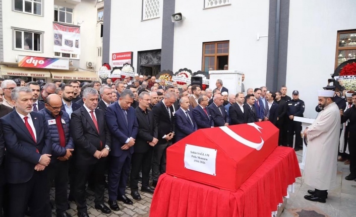 Polis memuru Şahin Sağlam Devlet Töreni ile uğurlandı.