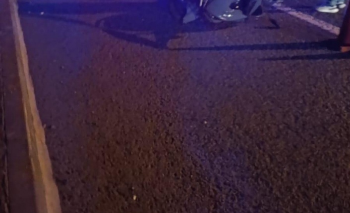 Akçaabat’ta trafik kazası 1.ölü.