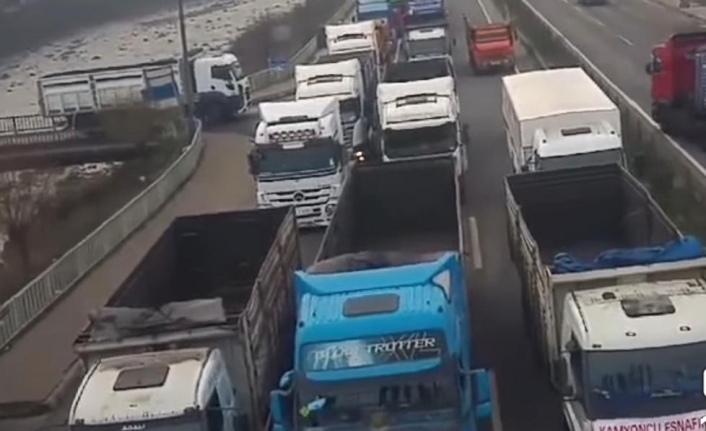Kömür nakliyeciler isyanda