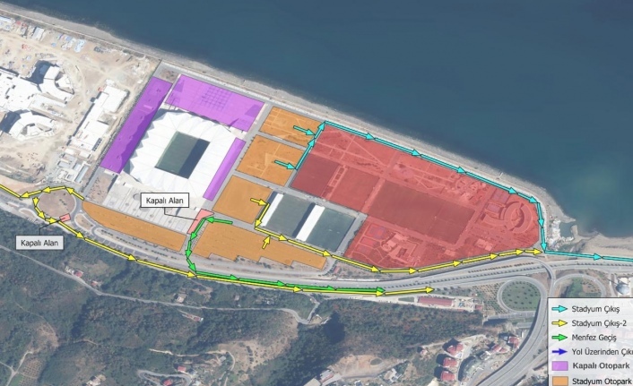 BÜYÜKŞEHİR’DEN STADYUM TRAFİĞİNE NEŞTER